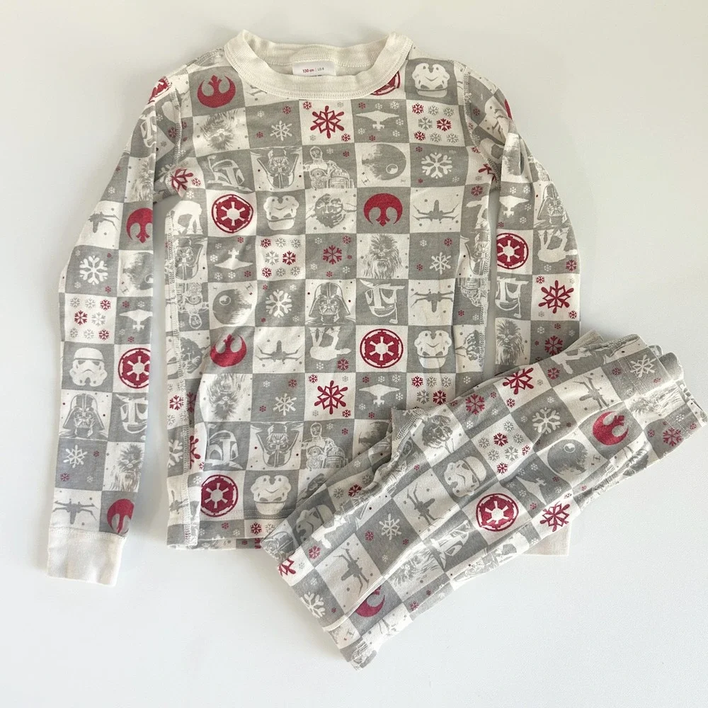 Hanna Andersson x Star Wars Kids Organic Cotton Holiday Pajama Set Size 8‎